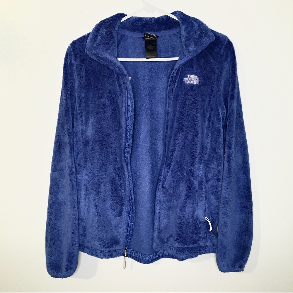 Blue North Face jacket